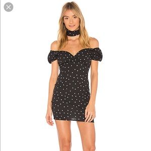Star dress with choker